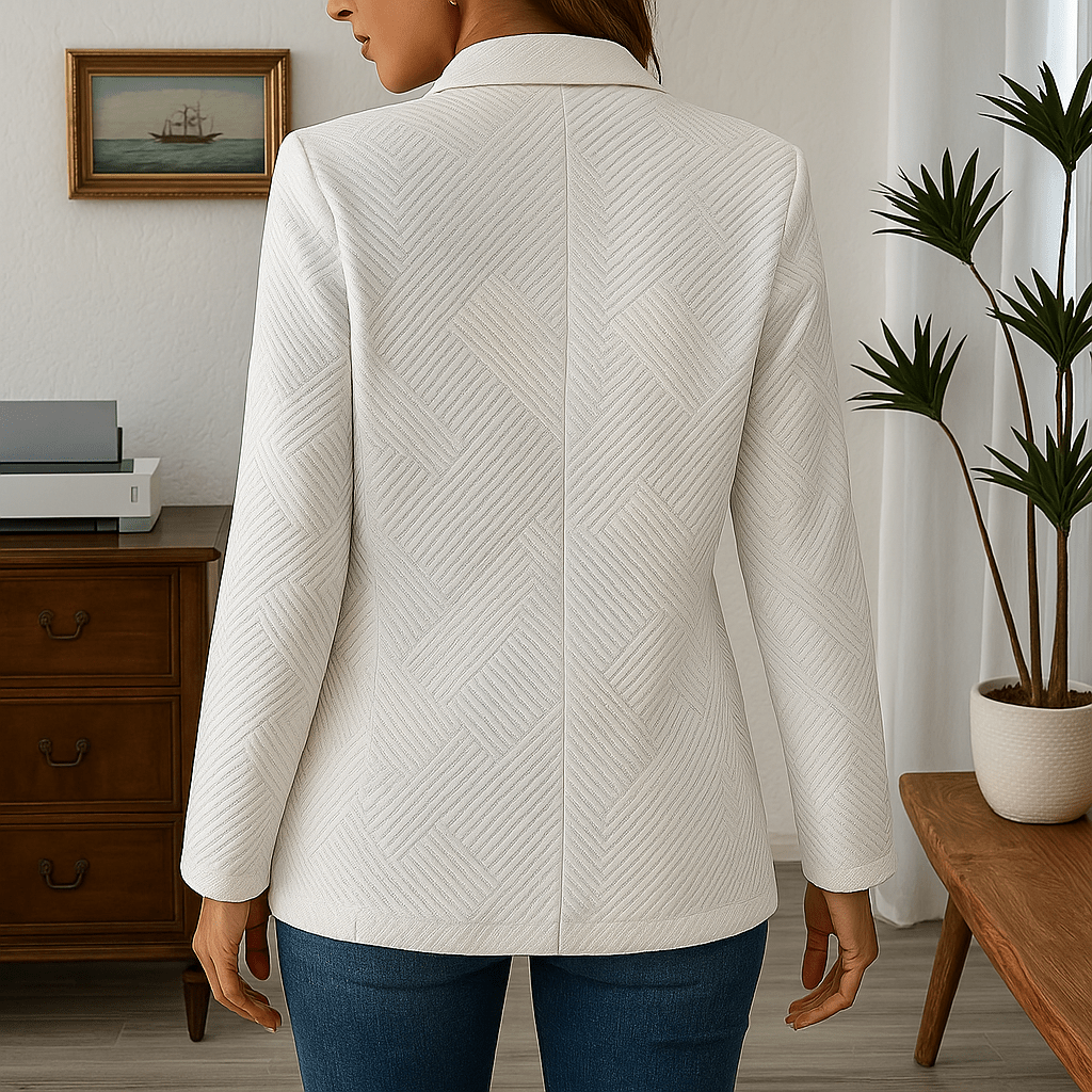 Blazer Feminino Branco Kaili