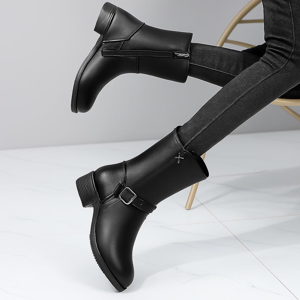 Bota Feminina Cano Médio Olivia