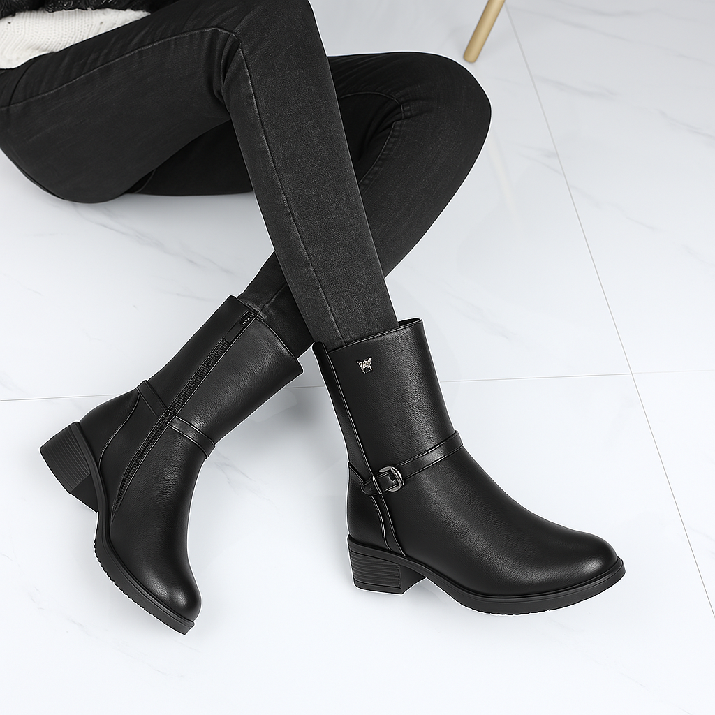Bota Feminina Cano Médio Olivia