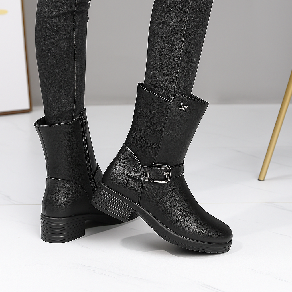 Bota Feminina Cano Médio Olivia