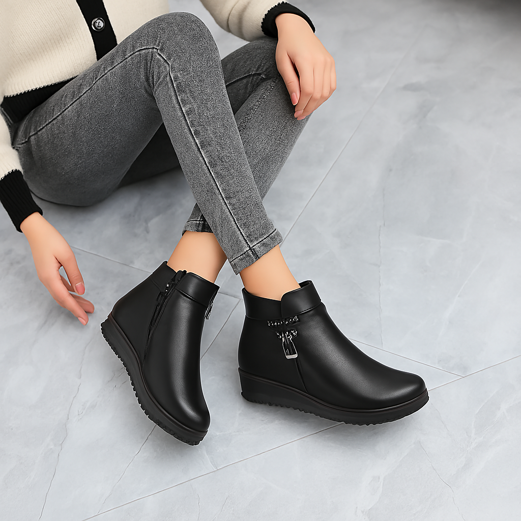 Bota Pelúciada Feminina Cano Curto Thalita