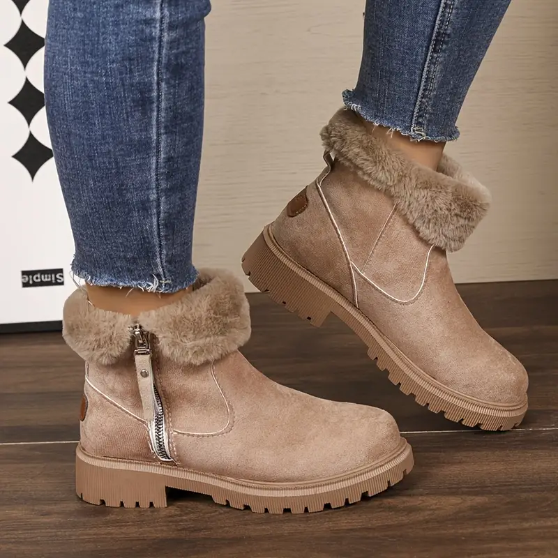 Bota Pelúciada Feminina Cano Curto Valentina