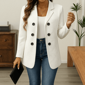 Blazer Feminino Branco Kaili